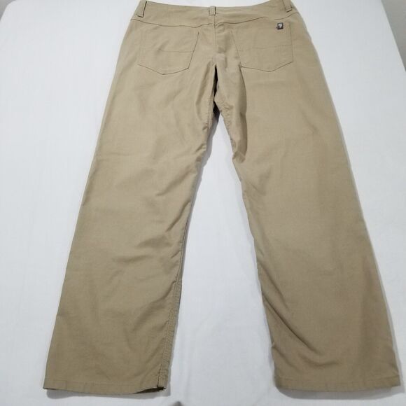 The North Face Pants Mens 38x32 Buckland MOAB Khaki Trail Hiking Workwear Canvas - Picture 2 of 15